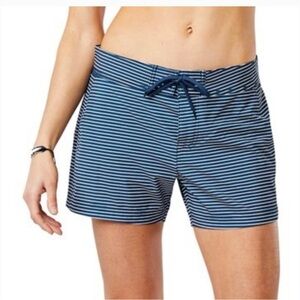 Carve Designs Noosa Short Bay Stripe Board Short Navy Women’s size 2 Pocket